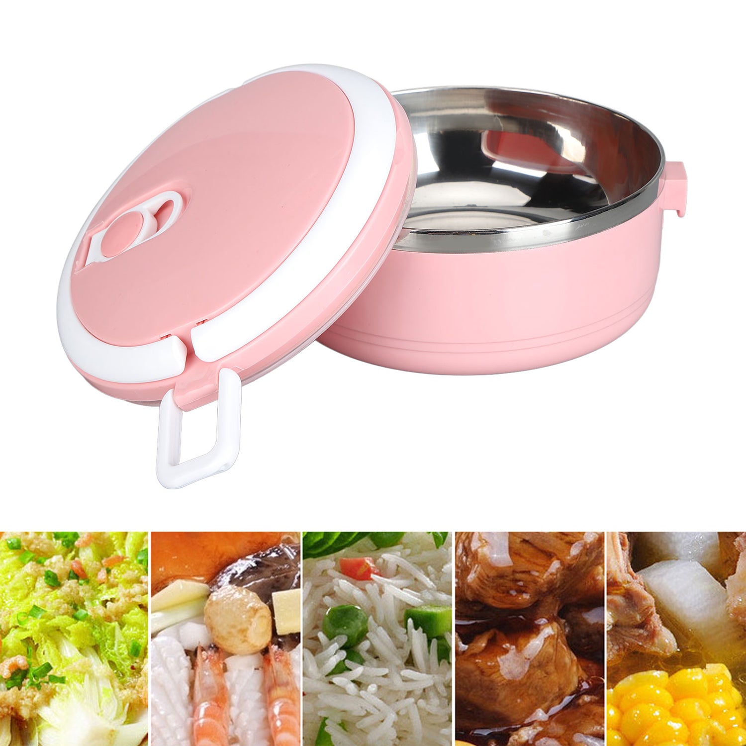 2874 Multi Layer Stainless Steel Hot Lunch Box (1 Layer) 2874 Multi Layer Stainless Steel Hot Lunch Box (1 Layer)